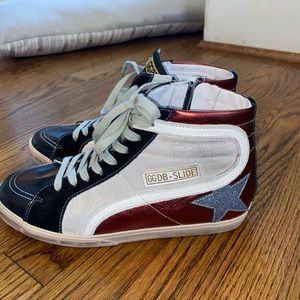 Golden Goose SLIDE sneakers tricolor